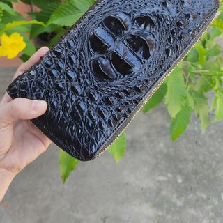 cầm tay cá sấu 2 khóa gù