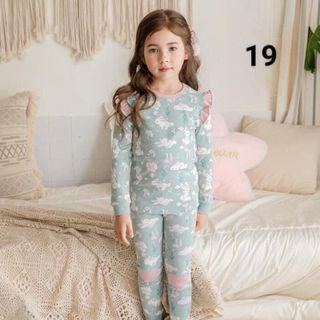 Bộ cotton xuất Hàn dài tay Bé gái 3-7y giá sỉ