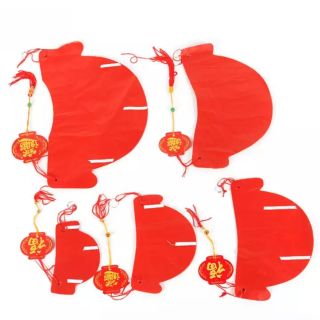 Đèn lồng trang trí tết 25cm Loại Thường