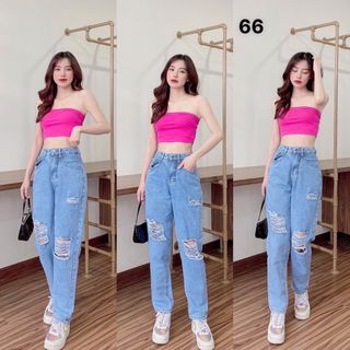 Jeans baggy rách
