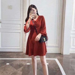 ĐẦM SUÔNG CAM RÚT DÂY TAY DÀI