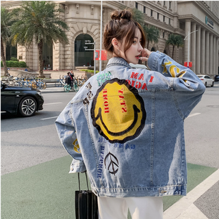 LÔ áo khoác denim mới thêu cườm thủ công GIÁ BUÔN - LÔ 20cai ( HÀNG TẬN XƯỞNG)