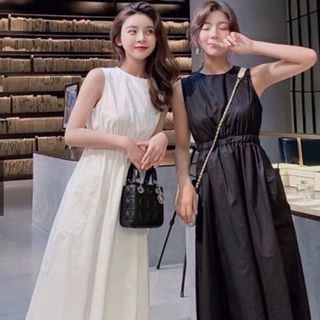 ĐẦM THUN EO 2 MÀU