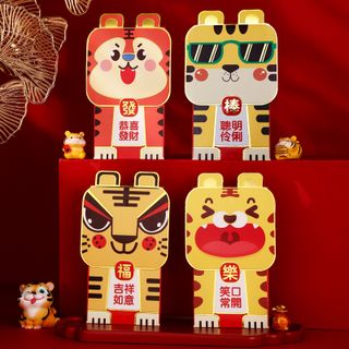 Bao lixi 2022 3 chiều gấp nghệ thuật - set/4cai