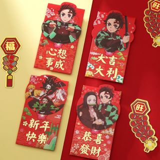 Bao lixi 2022 3 chiều gấp nghệ thuật - set/4cai
