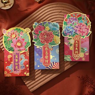 Bao lixi 2022 3 chiều set 3cai