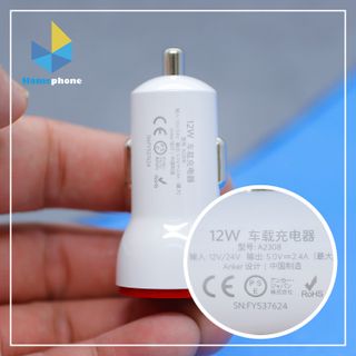 Tẩu Sạc Nhanh Anker 2 Cổng 12w Chính Hãng