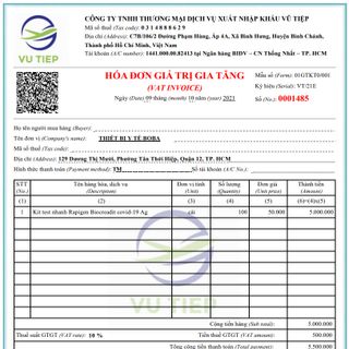 KIT Test Nhanh Covid-19 Chính Hãng HUMASIS, Độ Chính Xác Cao [Có xuất VAT]