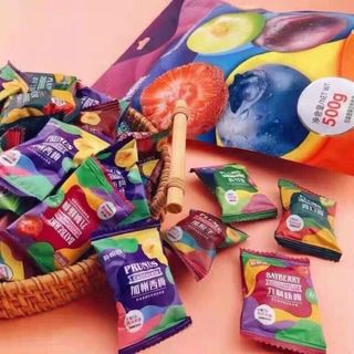 Ô mai Plums hoa quả mix 6 vị ô mai gói 500g