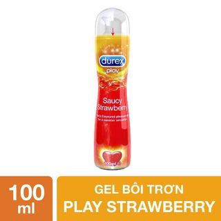 [Chính hãng Thái Lan] Gel bôi trơn hương dâu Durex Saucy Strawberry 100ml