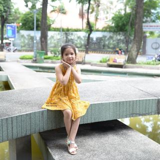 Đầm vải thô cotton DB01-0
