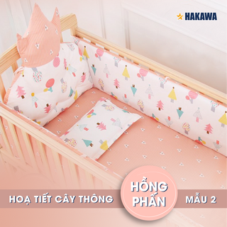 Nôi Cũi Em Bé HAKAWA Hoàng Gia Combo 4
