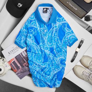 Áo thun nam polo có cổ thun cotton 100%