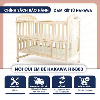 Nôi Cũi Em Bé HAKAWA Hoàng Gia Combo 3