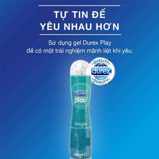 [Chính hãng Thái Lan] Gel bôi trơn Durex Tingle mát lạnh 100ml