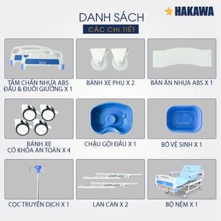 Giường Y Tế Phục Hồi Chức Năng Cao Cấp HAKAWA HK-C85