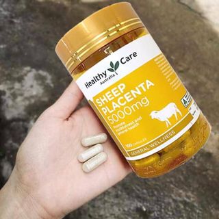 VIÊN UỐNG NHAU THAI CỪU HEALTHY CARE SHEEP PLACENTA 5000MG 100 VIÊN
