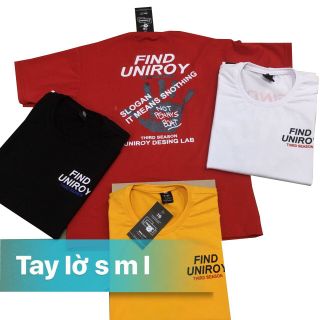 Áo thun tay lỡ form rộng nam vải dày mịn