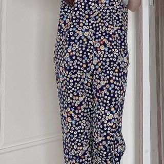 Đồ bộ nữ mặc nhà pijama cổ nhọn 2lá (Dài Cộc)