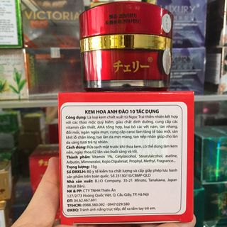 Kem Dưỡng Trắng Da Hoa Anh Đào Đỏ 10 Tác Dụng - 15g.