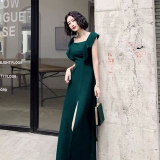 ĐẦM MAXI XANH CÁNH TIÊN - DT1467