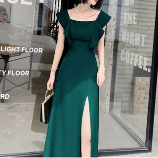 ĐẦM MAXI XANH CÁNH TIÊN - DT1467