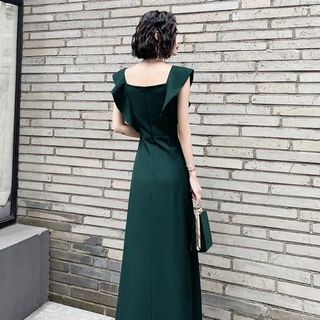 ĐẦM MAXI XANH CÁNH TIÊN - DT1467