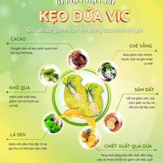 Keo giảm cân dứa