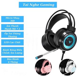 Tai nghe Gaming bluetooth chụp tai Headset Pro HS 705. Tai nghe có dây cho điện thoại, máy tính chính hãng. Tai nghe giá rẻ chơi game cực đã, âm thanh sống động, micro ngạy bén, đèn led 7 màu phát sáng cực chất giá sỉ