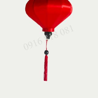 Đèn lồng Hội An vải phi bóng size 30 cm chuyên dùng trang trí quán xá , nhà hàng ....