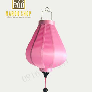 Đèn lồng Hội An vải phi bóng size 30 cm chuyên dùng trang trí quán xá , nhà hàng ....