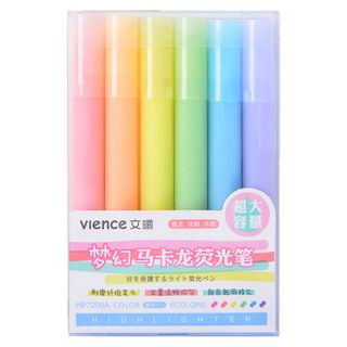 Bộ bút dạ quang 6 màu xinh xắn tiện dụng, bút đánh dấu bút nhớ