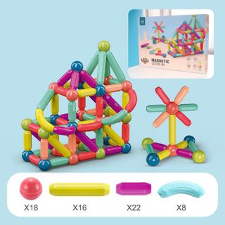 Bộ Đồ Chơi Xếp Hình Nam Châm, Xếp Hình Lego Thông Minh Cho Bé, Đồ Chơi Trẻ Em Phát Triển Trí Tuệ (25/36/42/64 chi tiết)