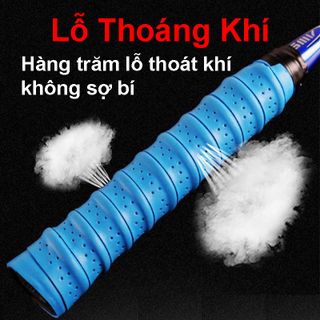 Quấn vợt cầu lông có gân, Quấn vợt cầu lông chống trơn trượt, Chống mồ hôi. Hàng chính hãng Chất Lượng Cao Cấp