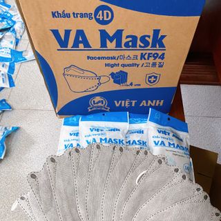 Khẩu trang KF 94 dày dặn 4 lớp, 1 thùng 300 cái