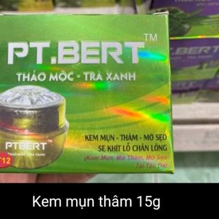 Kem pt bert thảo mộc trà xanh mụn thâm mờ sẹo 15gr (giá bao bì 159)