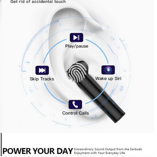 Tai Nghe Bluetooth MN02 Seri 5.1 Không Dây Cảm Ứng Cho IOS Và Android - Bảo hành 6 tháng