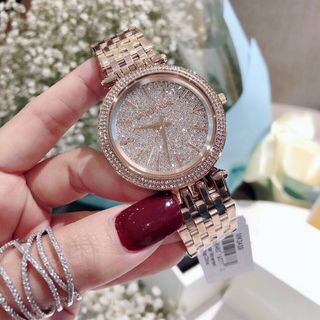 ĐỒNG HỒ MICHAEL KORS MẶT FULL ĐÁ NỮ CAO CẤP