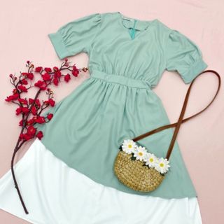 ĐẦM TÙNG BÈO PHỐI TRẮNG 2 MÀU