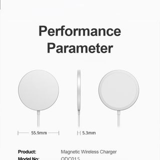 Sạc không dây từ tính MagSafe Cho iPhone 12 và các dòng máy chuẩn Qi- Bảo hành 6 tháng
