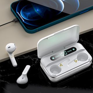 Tai Nghe Bluetooth MN08 Seri 5.1 Không Dây Cảm Ứng Cho IOS Và Android Kiêm Sạc Dự Phòng Chống Nước - Bảo hành 6 tháng