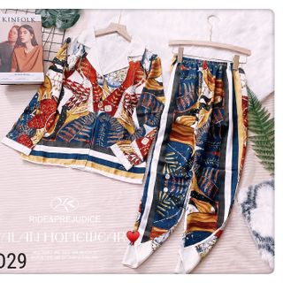 Pijama lụa Latin cao cấp hàng thiết kế [Freesize + Hình thật chụp] Lillyshop