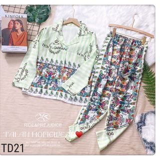 Pijama lụa Latin cao cấp hàng thiết kế [Freesize + Hình thật chụp] Lillyshop