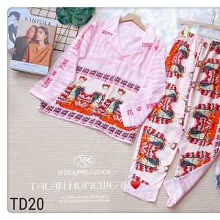 [FREESIZE] Pijama phong cách tiểu thư chất liệu lụa Latin cao cấp Lillyshop