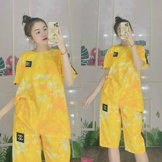 SÉT BỘ THUN PHOM RỘNG UNISEX SIÊU IU