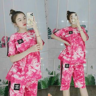 SÉT BỘ THUN PHOM RỘNG UNISEX SIÊU IU