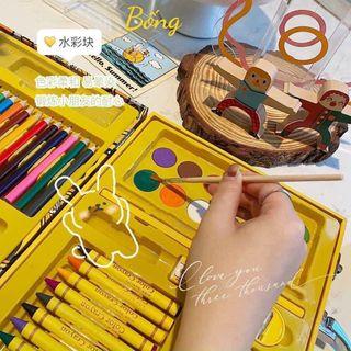Bộ bút+sáp màu nước cho bé
