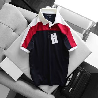 ÁO THUN POLO NAM PHỐI MÀU SỌC HOKO