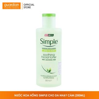 Nước Hoa Hồng Simple 200ml- Da nhạy cảm