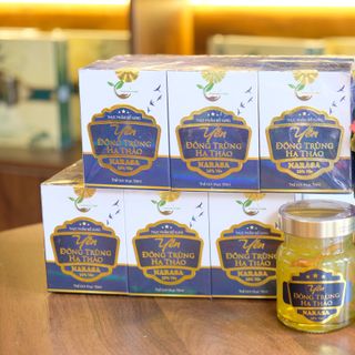 Lốc Yến Chưng Đông Trùng Hạ Thảo Đường Ăn Kiêng Dành Cho Người Tiểu Đường 6 Hũ